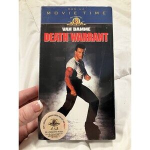 Death Warrant (VHS, 2001) Jean Claude Van Damme - Movie Time MGM New Sealed
